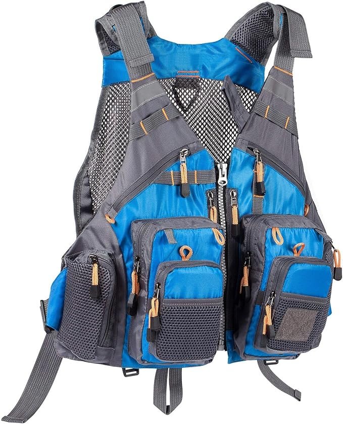 Chaleco de pesca ajustable