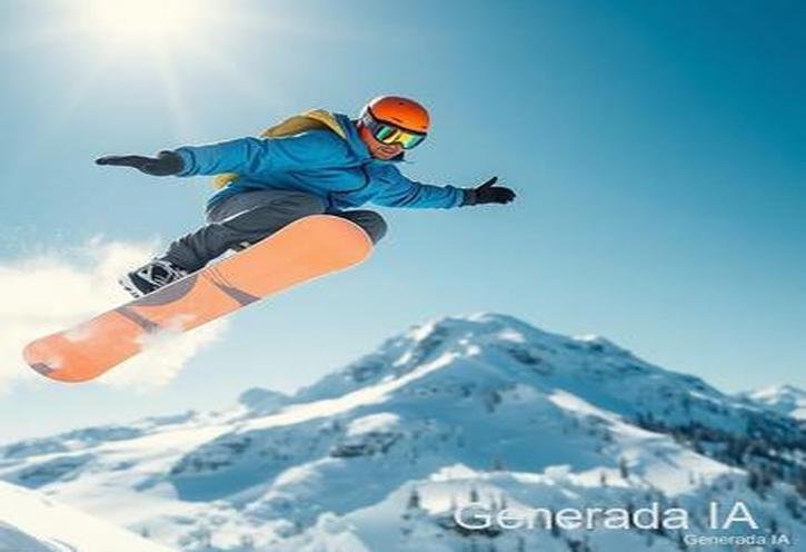 Esquí, montaña nieve y snowboard