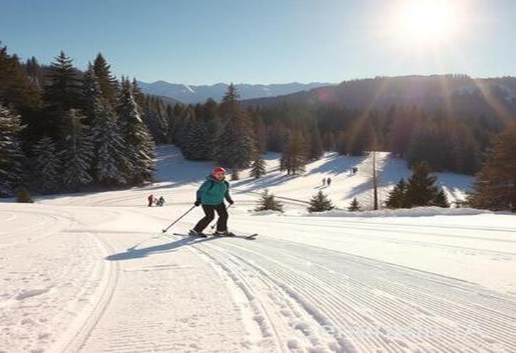 Esquí, montaña nieve y snowboard